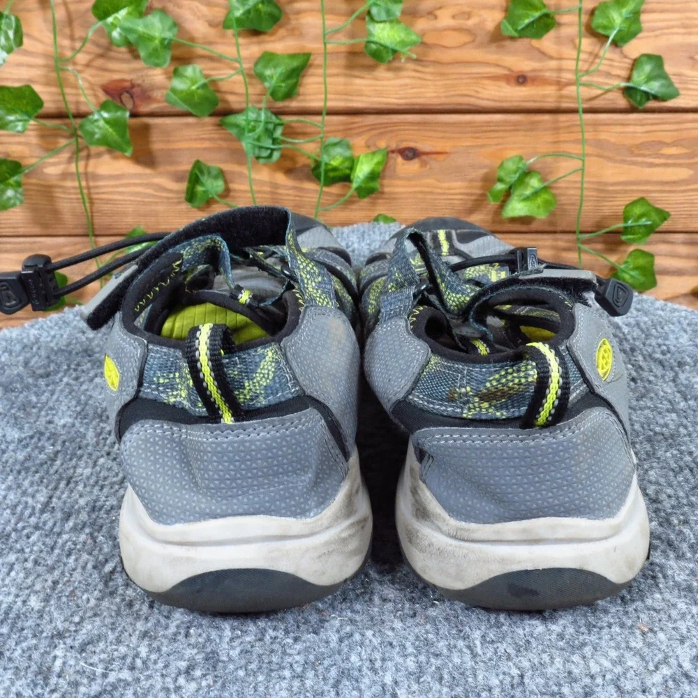 KEEN‎ Newport Neo H2 Kids Size 5 Gray Green Sport Sandals Water Trail